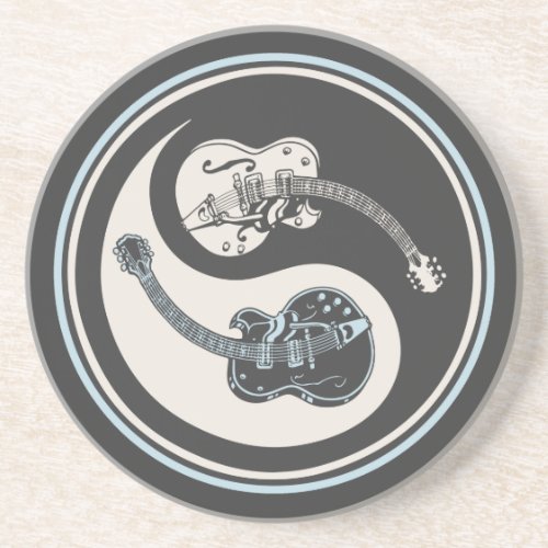 Electric Guitar Yang Coaster