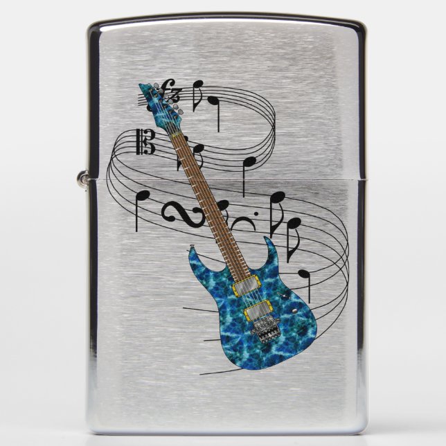 Electric Guitar Zippo Lighter (Front)
