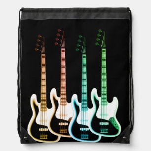 Electric Guitars Drawstring Bag
