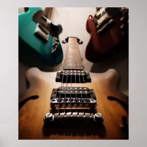Electric Guitars Poster