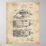 Electric Hair Clipper Patent Poster