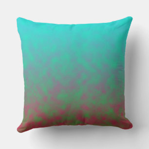 Electric Haze Throw Pillow