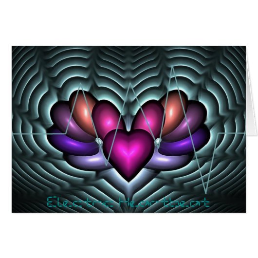 Electric Heartbeat Cards (Front Horizontal)