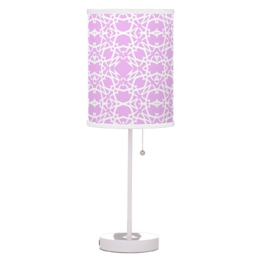 Electric in Lilac Table Lamp (Left)