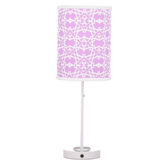 Electric in Lilac Table Lamp (Back)