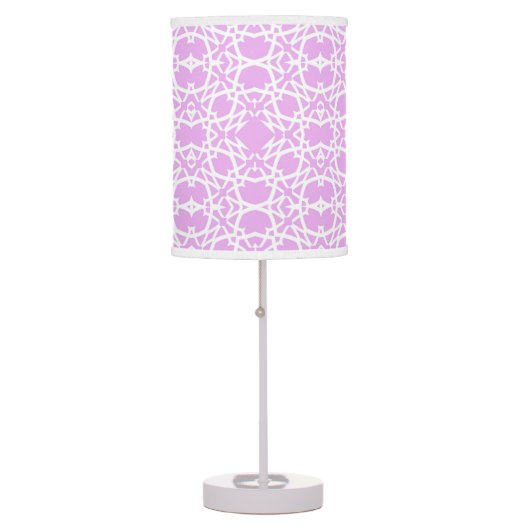 Electric in Lilac Table Lamp (Front)