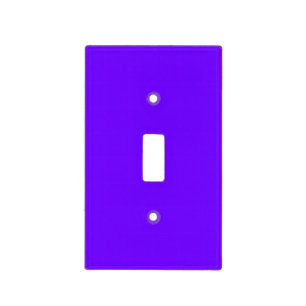 Electric Indigo Color Light Switch Cover