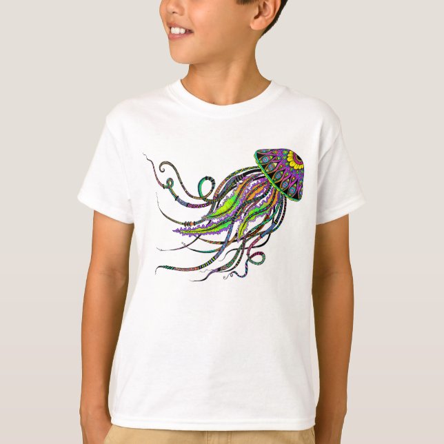 Electric Jellyfish Kids Shirt (Front)