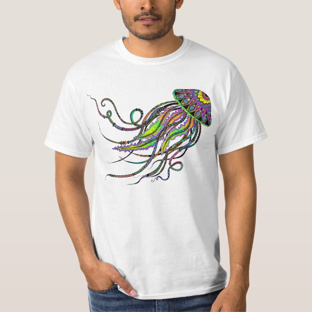 Electric Jellyfish Men's Shirt (Front)