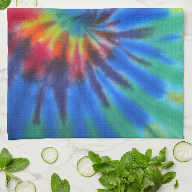 Electric Kool Aid Kitchen Towel (Folded)