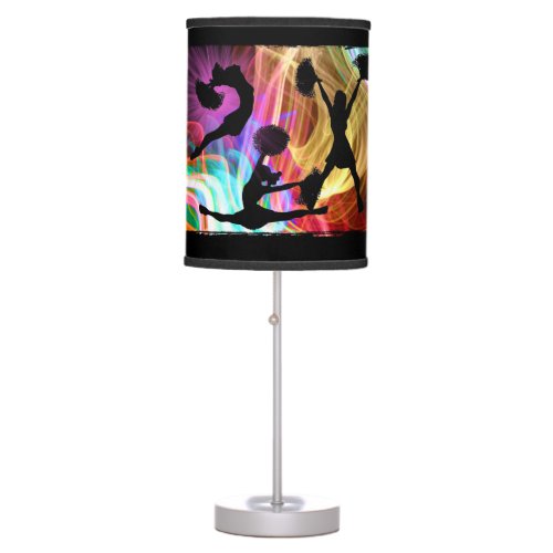Electric Laser Show Cheerleaders Table Lamp