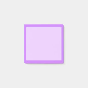 Electric lavender with heliotrope border blank post-it notes