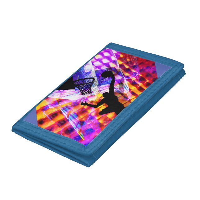 Electric Light Chaos Dunk Tri-fold Wallet (Bottom)