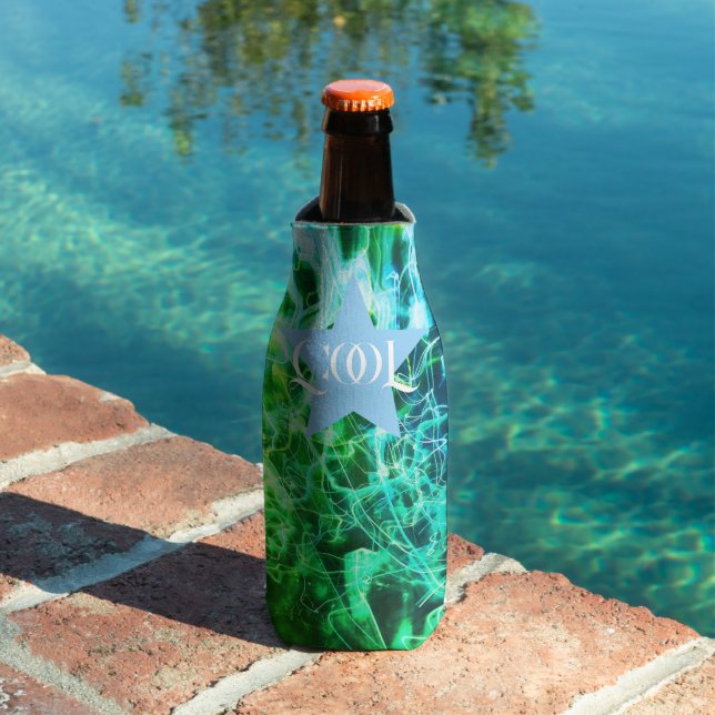 Electric Light Lines Gradient Abstract. Seltzer Ca Bottle Cooler (In Situ Pool)