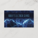 Electric Lightning Electrician Business Card at Zazzle