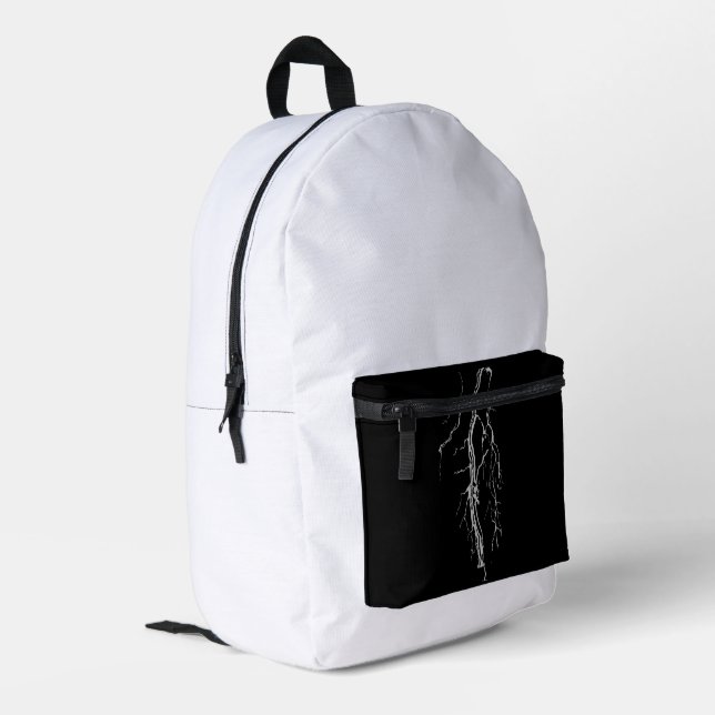 Electric Lightning Strike Minimalist Backpack (Back Corner Left)