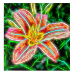 Electric Lily Arylic Wall Art