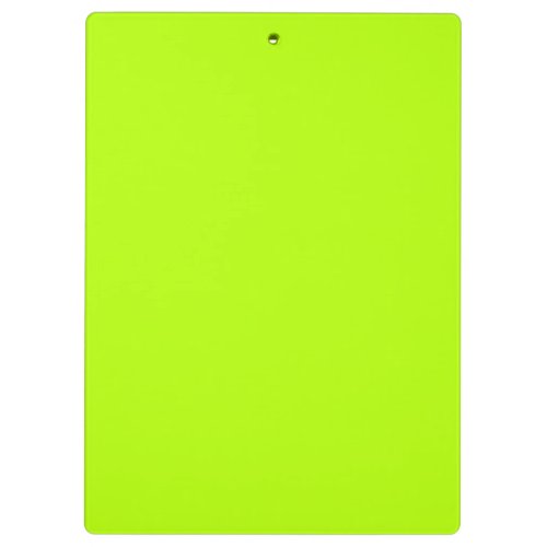 Electric Lime Green Accent Color Decor Customize Clipboard