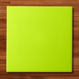 Electric Lime Solid Color  Ceramic Tile