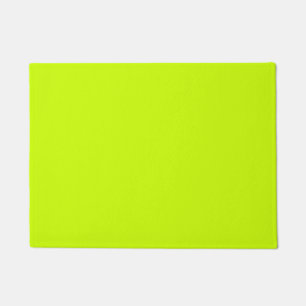 Electric Lime Solid color Doormat