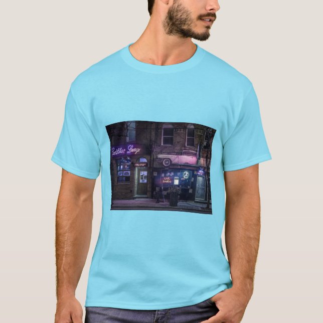 Electric Lounge Series, Cadillac Neon T-Shirt (Front)