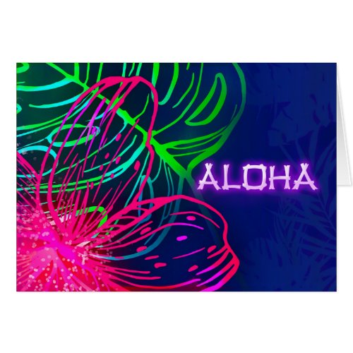 Electric Luau Tropical Night Neon Aloha Party