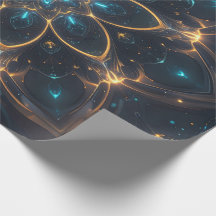 Electric Mandala Wrapping Paper