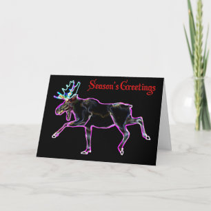 Electric Moose Holiday Card