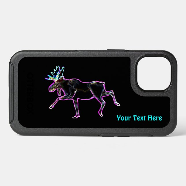 Electric Moose OtterBox iPhone Case (Back Horizontal)