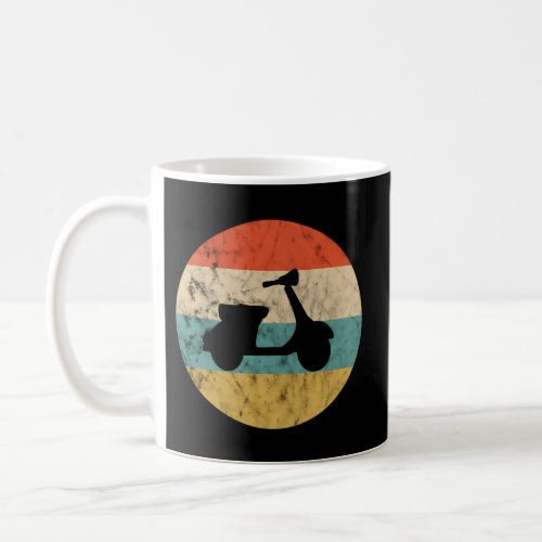 Electric Moped Sunset Motorcycle Scooter Coffee Mug