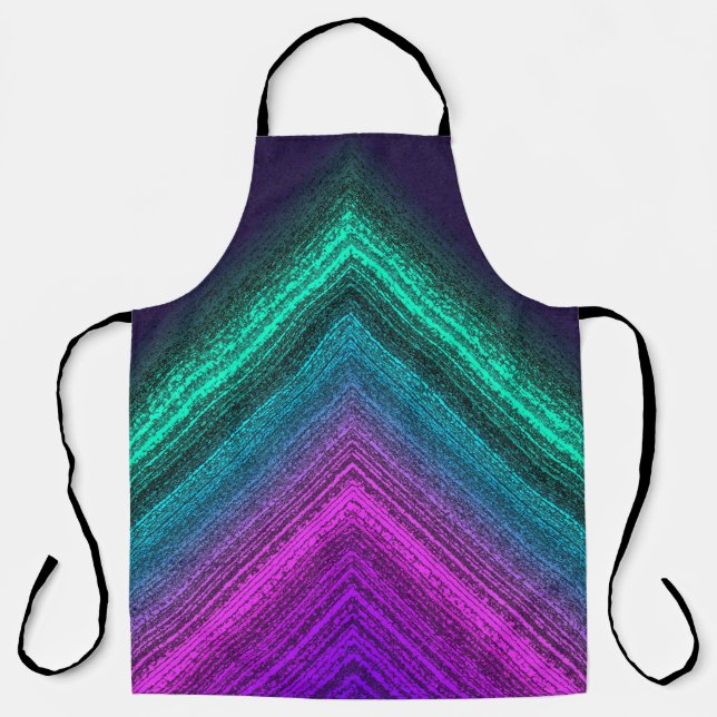 Electric Mountain Green Apron (Front)