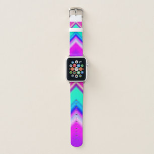 Electric Mountain Hot Pink Apple Watch Band
