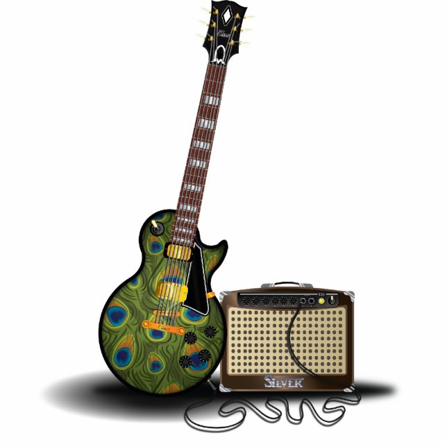 Electric n' Amp Hippy Classic Statuette (Front)