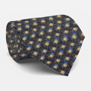 Electric Nebula – Fractal Pulse Neck Tie