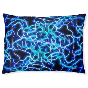 Electric Neon Blue Tesla Coil Lightning Pet Bed