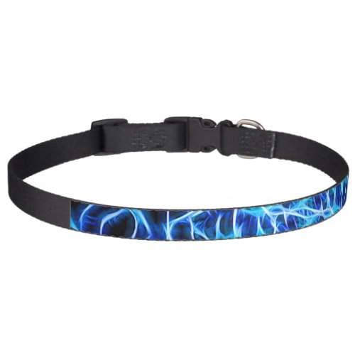 Electric Neon Blue Tesla Coil Lightning Pet Collar