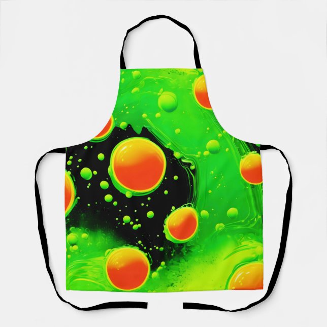 Electric Neon Bubble Dance Apron (Front)