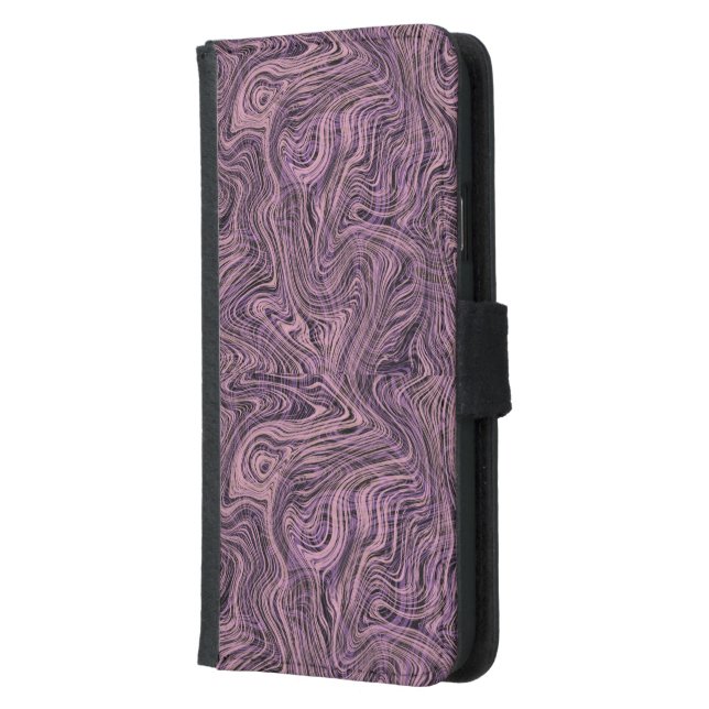 “Electric Neon Marble  Samsung Galaxy Wallet Case (Left)