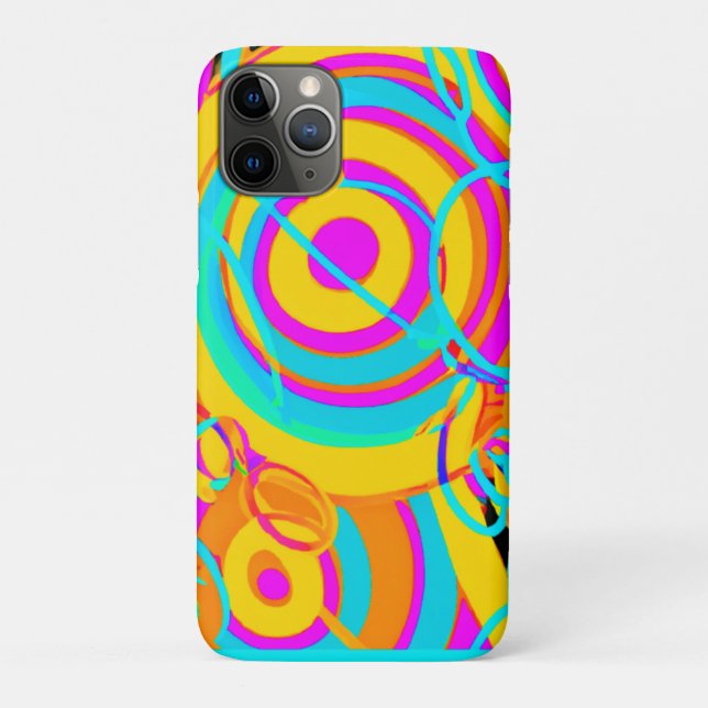 Electric Neon Pattern Art Design Case-Mate iPhone Case (Back)