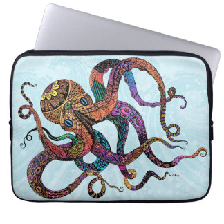 Electric Octopus Neoprene Laptop Sleeve