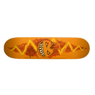 Electric Orange - PUNK Skateboard Deck