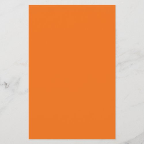 Electric Orange Solid Color Flyer