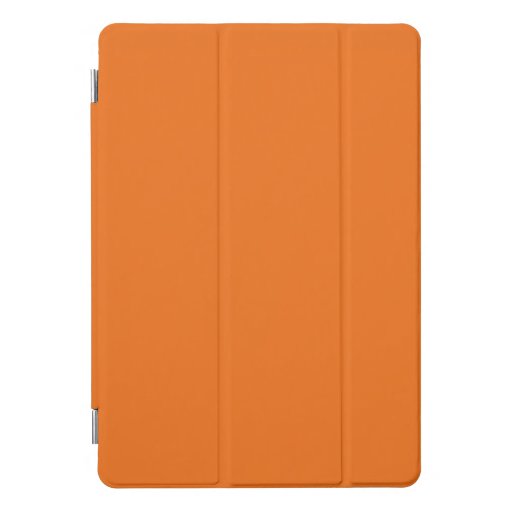 Electric Orange Solid Color iPad Pro Cover