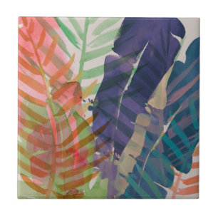 Electric Palms Ceramic Tile