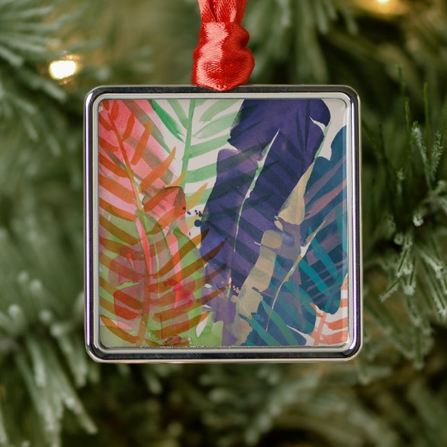 Electric Palms Metal Ornament (Tree)