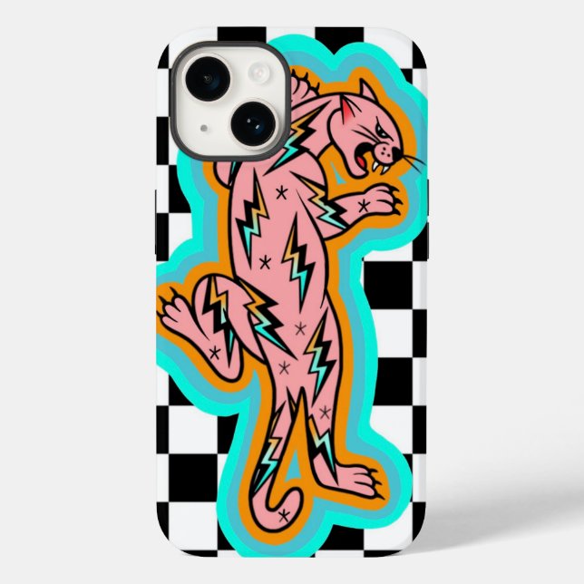 Electric Panther Phone Case (Back)