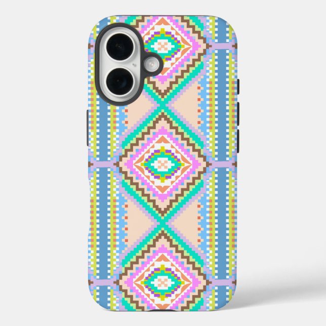 Electric Pastel Dream Kaleidoscope Case-Mate iPhone Case (Back)