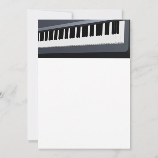 Electric piano keyboard (Front)