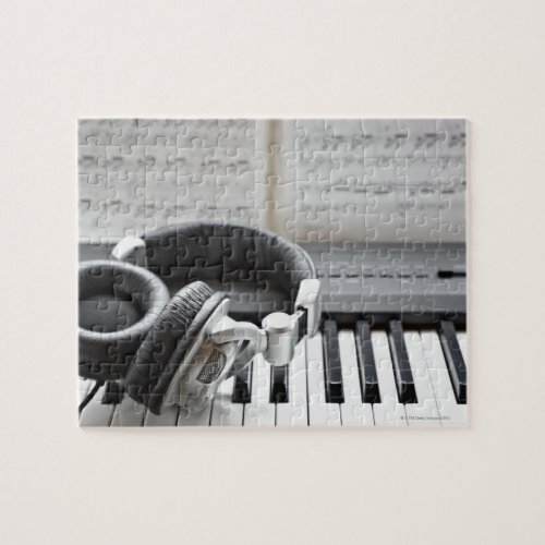 Electric Piano Keyboard Jigsaw Puzzle