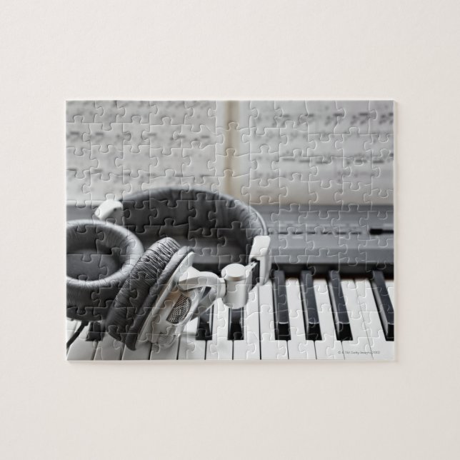 Electric Piano Keyboard Jigsaw Puzzle (Horizontal)